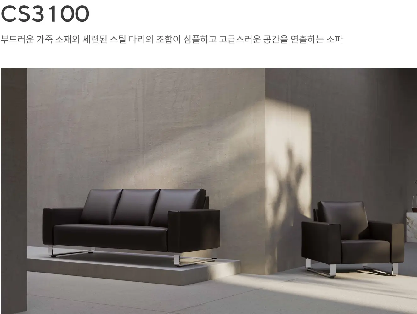 CS3100 소파 상세 정보