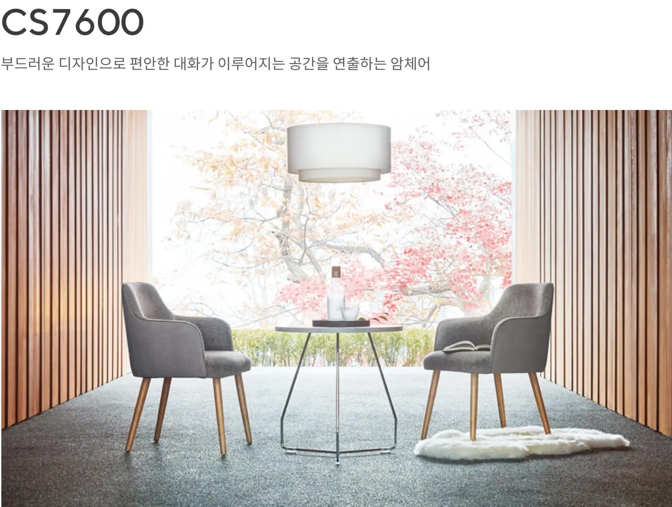 CS7600 암체어 상세 정보