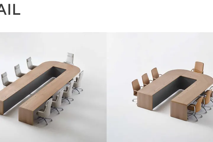 조합형 회의 테이블