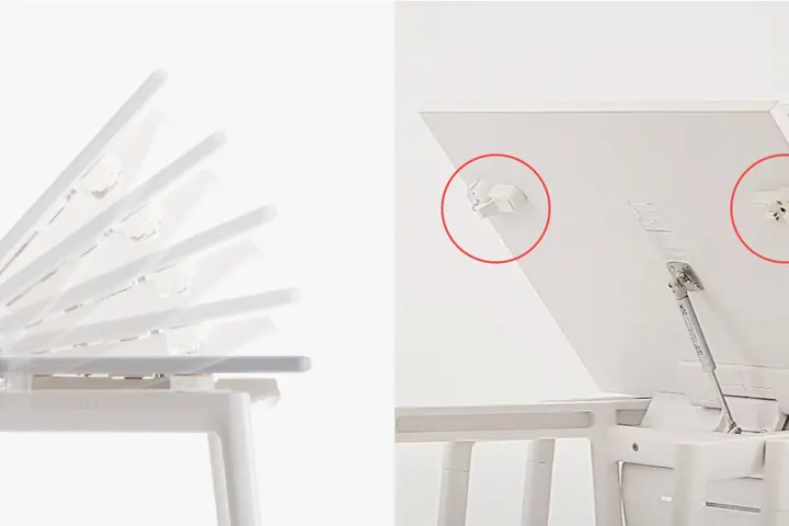 레버식 폴딩 상판